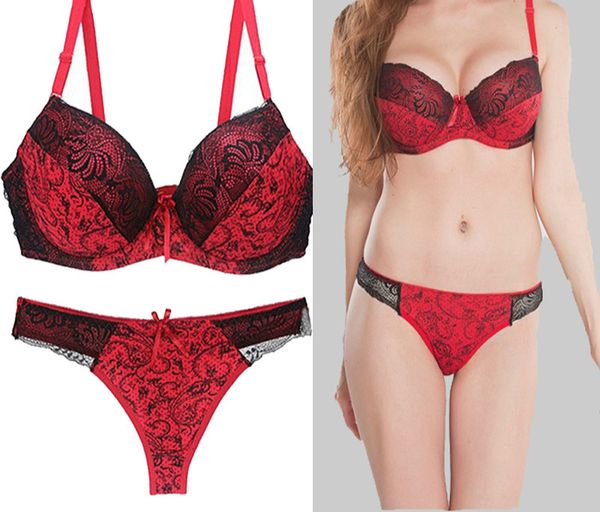 2pcs / наборы push up бюстгальтеры женщина бесшовная вышивка bralette косточки дышащего нижнее белье нижнего белье set, Red;black
2pcs / наборы push up бюстгальтеры женщина бесшовная вышивка bralette косточки дышащего нижнее белье нижнего белье set, Red;black