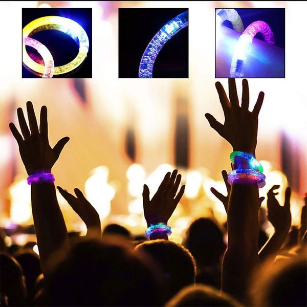 flashing led reuseable bracelets 40-pack glow great for party bar chiristmas weddings birthdays multicolor wristband, Black
flashing led reuseable bracelets 40-pack glow great for party bar chiristmas weddings birthdays multicolor wristband, Black