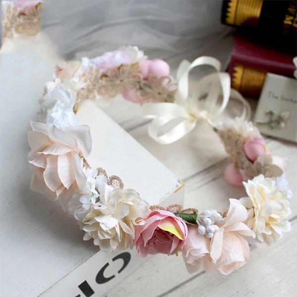 fashion wedding wreath flower headbands floral crown hairband wedding hair garland bridal girls hair acessories, Golden;white
fashion wedding wreath flower headbands floral crown hairband wedding hair garland bridal girls hair acessories, Golden;white