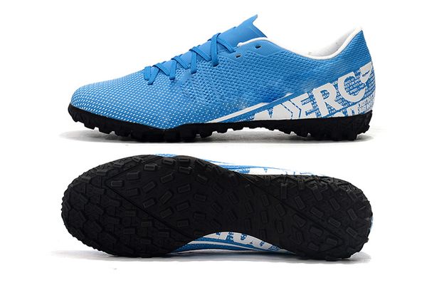 mercurial vapors xiii tf assassin 13 vapors soccer excellent quality boots men blue low grass nail designer football shoes us6.5-11
mercurial vapors xiii tf assassin 13 vapors soccer excellent quality boots men blue low grass nail designer football shoes us6.5-11