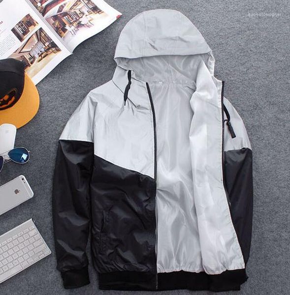 spring autumn 3m reflective windbreaker jacket hooded sports hiphop coats men designer jackets, Black;brown
spring autumn 3m reflective windbreaker jacket hooded sports hiphop coats men designer jackets, Black;brown