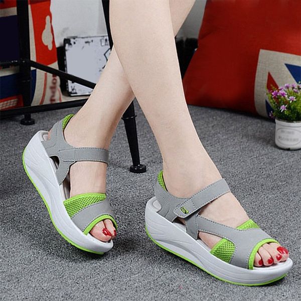 women sandals mesh brerathable wedges platform casual summer shoes ladies 2020 fashion woman hook loop sandalias mujer female, Black
women sandals mesh brerathable wedges platform casual summer shoes ladies 2020 fashion woman hook loop sandalias mujer female, Black