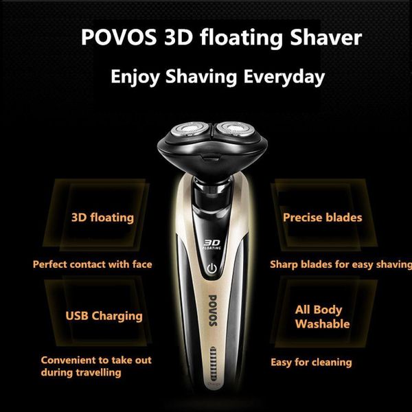 povos factory direct sale rechargeable electric shaver for men shaving usb charge razor twin blade waterproof pw926 
povos factory direct sale rechargeable electric shaver for men shaving usb charge razor twin blade waterproof pw926