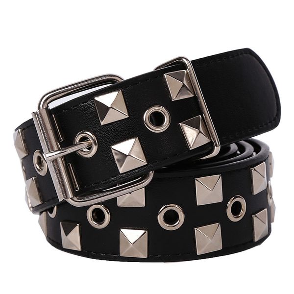 hongmioo brand new designer mens belt black metal pyramid studded leather belt for women dress luxury punk rock y200520, Black;brown
hongmioo brand new designer mens belt black metal pyramid studded leather belt for women dress luxury punk rock y200520, Black;brown