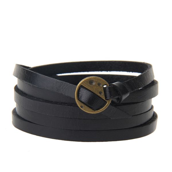 handmade multilayer pu leather snap button charm bracelet men women vintage long bracelets bangles male female wristband jewelry, Golden;silver
handmade multilayer pu leather snap button charm bracelet men women vintage long bracelets bangles male female wristband jewelry, Golden;silver
