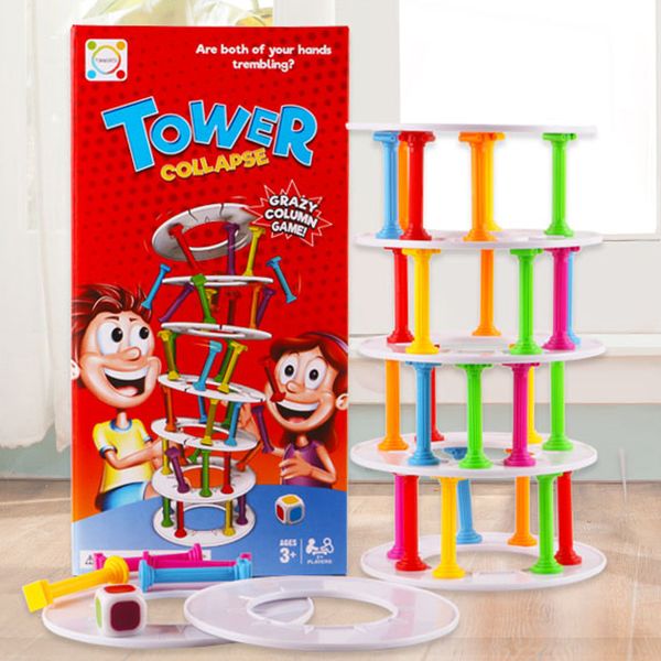 wobbly tower collapse game stacking column board games challenge funny game toy fun party games
wobbly tower collapse game stacking column board games challenge funny game toy fun party games