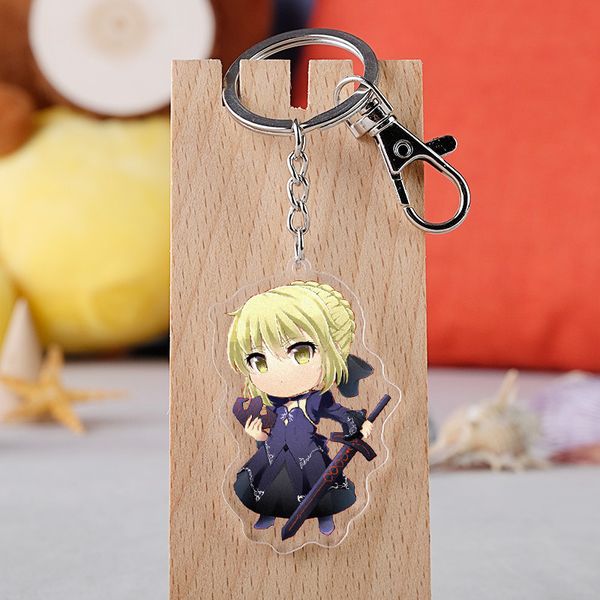 cosaner fate game fashion anime acrylic key chains cartoon keyring keychain pendant keyholder birthday gifts, Silver
cosaner fate game fashion anime acrylic key chains cartoon keyring keychain pendant keyholder birthday gifts, Silver