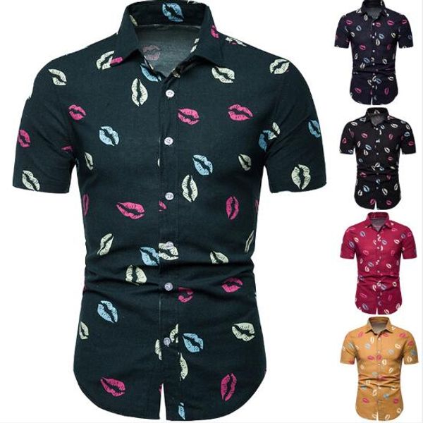 2019 mens shirt summer new hawaiian floral printed mens short sleeve shirt europe and america men's clothing, White;black
2019 mens shirt summer new hawaiian floral printed mens short sleeve shirt europe and america men's clothing, White;black