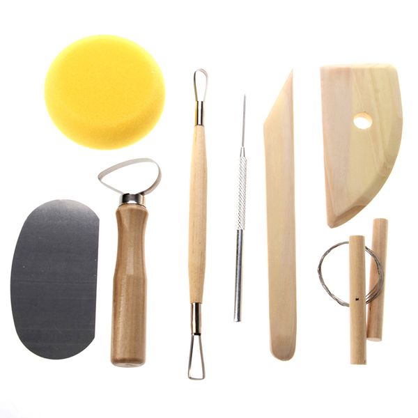 8 piece set clay ceramics molding tools wood knife pottery tool molding sculpture tools stainless steel scraper sponge
8 piece set clay ceramics molding tools wood knife pottery tool molding sculpture tools stainless steel scraper sponge