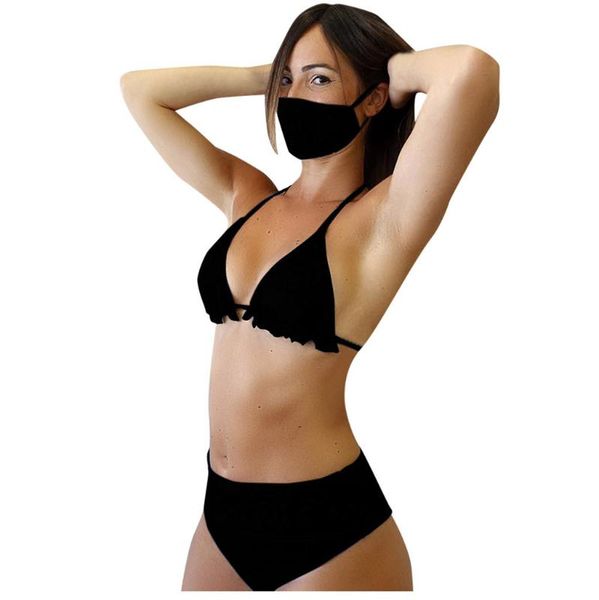 2020 bikinis facemask set halter high waist swimwear women swimsuit bathing suit face maskswashable reusable mouth-muffle
2020 bikinis facemask set halter high waist swimwear women swimsuit bathing suit face maskswashable reusable mouth-muffle