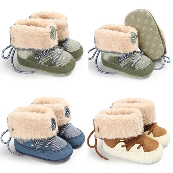winter cute toddler baby boy girl warm snow boots infant soft sole crib cotton shoes, Black;grey
winter cute toddler baby boy girl warm snow boots infant soft sole crib cotton shoes, Black;grey
