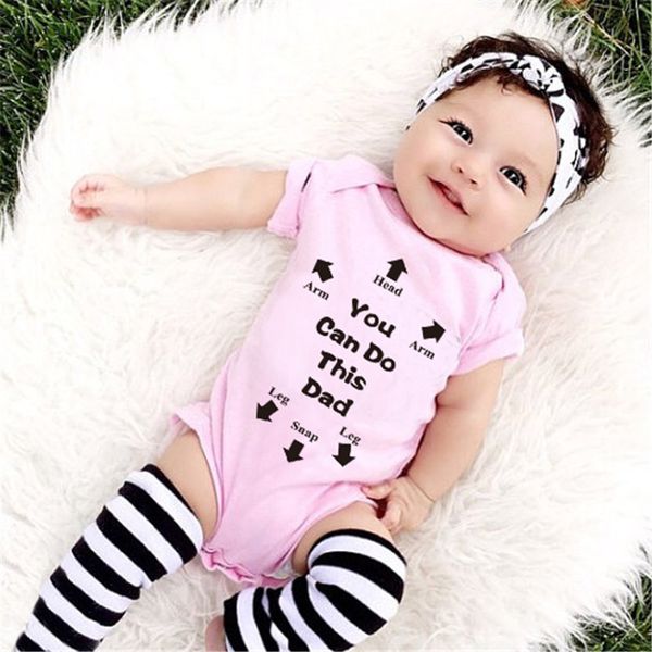 you can do this dad letters printed newborn baby girls boys outfit cute cotton romper playsuit bodysuit summer clothes, Blue
you can do this dad letters printed newborn baby girls boys outfit cute cotton romper playsuit bodysuit summer clothes, Blue