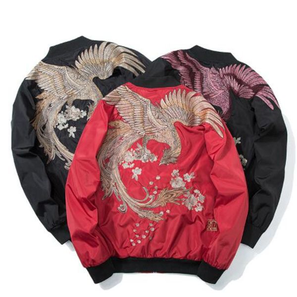 2018 flight jacket japanese brand tide brand embroidery baseball uniform loose bf harajuku coat man, Black;brown
2018 flight jacket japanese brand tide brand embroidery baseball uniform loose bf harajuku coat man, Black;brown