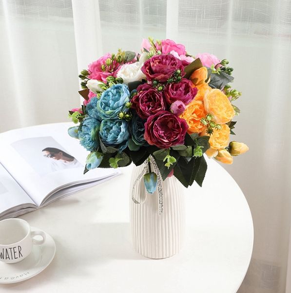 artificial flowers silk rose bouquet fake peony 5 big head and 4 bud wedding decorative flowers party decor 7 colors wzw-yw3288
artificial flowers silk rose bouquet fake peony 5 big head and 4 bud wedding decorative flowers party decor 7 colors wzw-yw3288