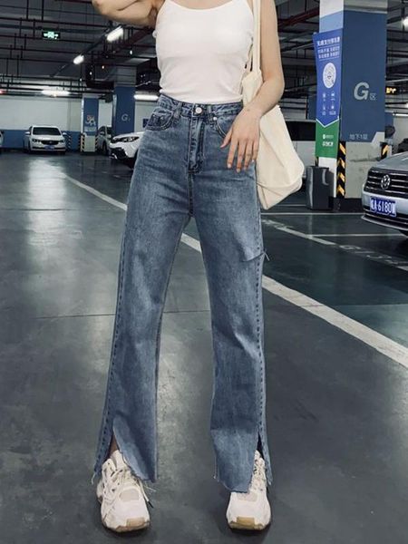 women's jeans wmyjsf measuring hole in his trousers hair high waist straight feet hip fashion denim, Blue
women's jeans wmyjsf measuring hole in his trousers hair high waist straight feet hip fashion denim, Blue