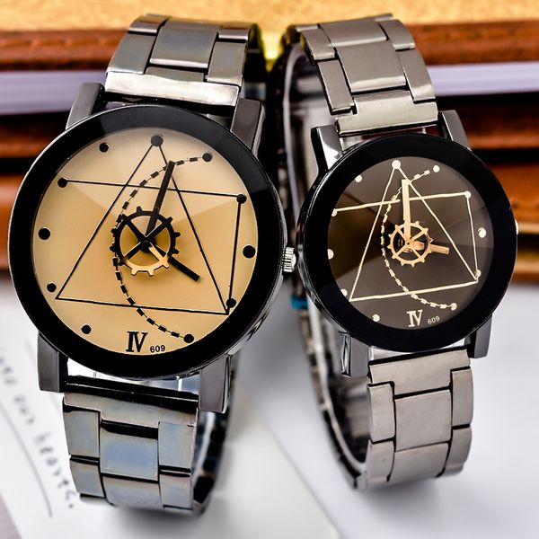 gear ray personality fashion couple steel belt watch mens women alloy metal quartz wrist watches wholesale new wristwatch, Slivery;brown
gear ray personality fashion couple steel belt watch mens women alloy metal quartz wrist watches wholesale new wristwatch, Slivery;brown