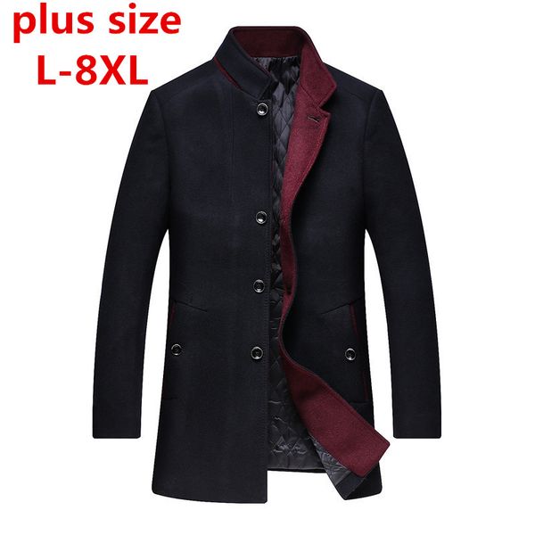 new plus size 8xl 7xl 6xl 5xl 4xl winter jakets for men and parks stand-up collar men's windbreaker jacket thickened woolen coat, Black
new plus size 8xl 7xl 6xl 5xl 4xl winter jakets for men and parks stand-up collar men's windbreaker jacket thickened woolen coat, Black