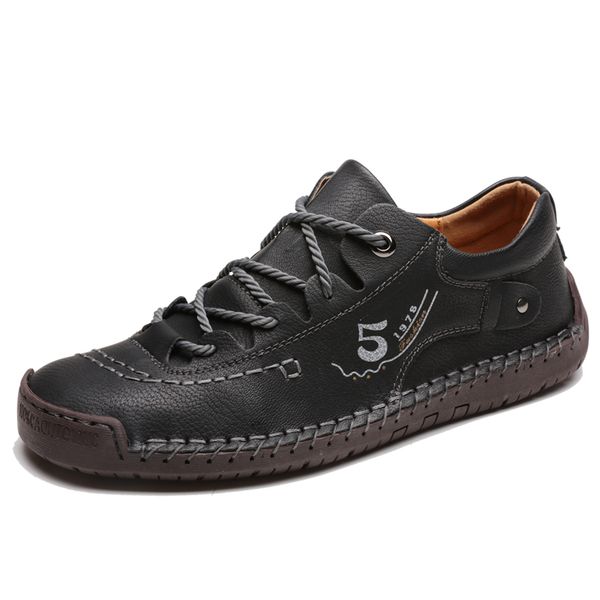 men's leather sneakers 2020 fashion men's casual shoes summer soft loafers for men big size 38-48 men flat shoes, Black
men's leather sneakers 2020 fashion men's casual shoes summer soft loafers for men big size 38-48 men flat shoes, Black