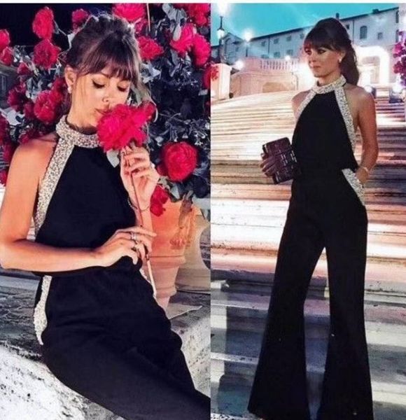 women mermaid long jumpsuit beaded black evening dresses backless robe de soiree floor length strapless prom gowns custom made, Black;red
women mermaid long jumpsuit beaded black evening dresses backless robe de soiree floor length strapless prom gowns custom made, Black;red