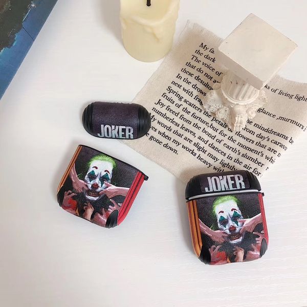 2020 new arrival airpods case for 1/2 protective cover clown wireless bluetooth headset sets new airpods 2 soft shell joker letter print
2020 new arrival airpods case for 1/2 protective cover clown wireless bluetooth headset sets new airpods 2 soft shell joker letter print