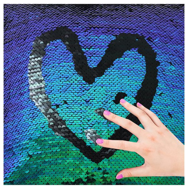 5mm black sequin fabric 2 yards gradient reversible sequin fabrics by the yard for clothes diy shimmer tablecloth decoration-m
5mm black sequin fabric 2 yards gradient reversible sequin fabrics by the yard for clothes diy shimmer tablecloth decoration-m