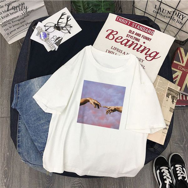 michelangelo casual large size s 2xl loose print fashion david harajuku short sleeve female summer cartoon funny t shirt, White
michelangelo casual large size s 2xl loose print fashion david harajuku short sleeve female summer cartoon funny t shirt, White