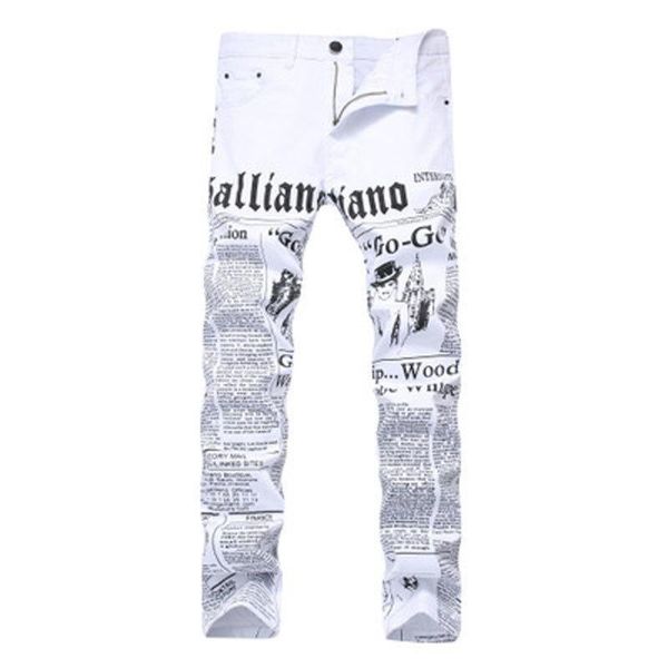 jeans men white cotton letter print high elasticity slim jean pants washed mid waist straight zipper trousers casual 28-42, Blue
jeans men white cotton letter print high elasticity slim jean pants washed mid waist straight zipper trousers casual 28-42, Blue