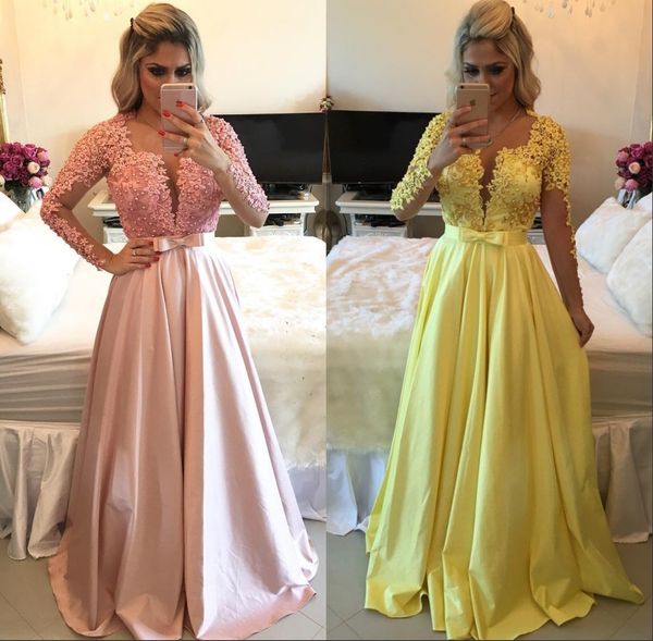yellow long sleeves prom dresses 2020 vestidos de fiesta de noche robe de soiree muslim formal evening long dresses plus size gowns, Black
yellow long sleeves prom dresses 2020 vestidos de fiesta de noche robe de soiree muslim formal evening long dresses plus size gowns, Black