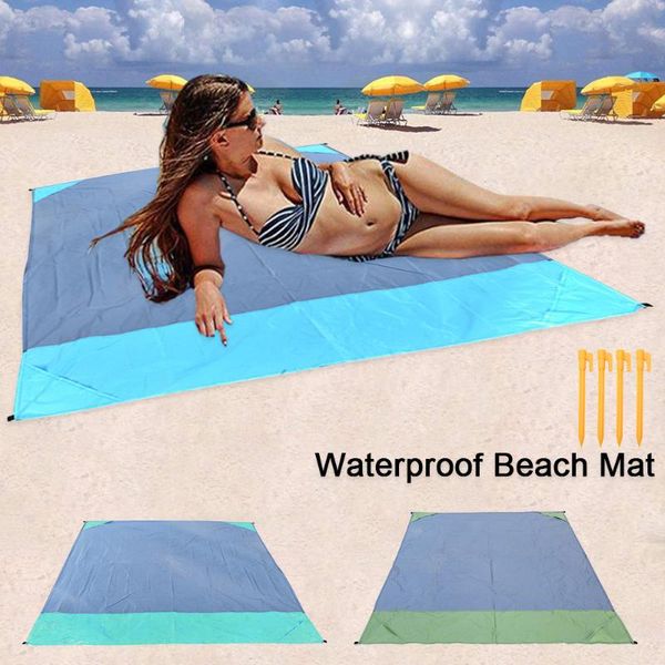 1.85*1.4m waterproof beach blanket portable outdoor picnic beach mat pocket blanket camping ground mat bed mattress sleeping pad
1.85*1.4m waterproof beach blanket portable outdoor picnic beach mat pocket blanket camping ground mat bed mattress sleeping pad