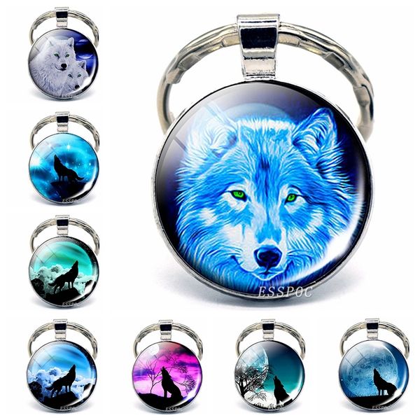 wolf keychain howling wolf glass cabochon pendant metal keyring wolf head jewelry fashion accessories for men women lovers gift, Silver
wolf keychain howling wolf glass cabochon pendant metal keyring wolf head jewelry fashion accessories for men women lovers gift, Silver