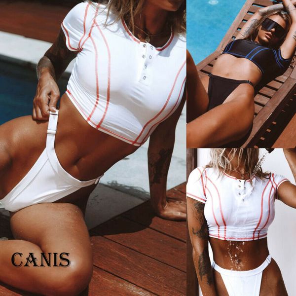 women strappy bikini set two piece high waisted swimwear lace up high waist bottom thong
women strappy bikini set two piece high waisted swimwear lace up high waist bottom thong