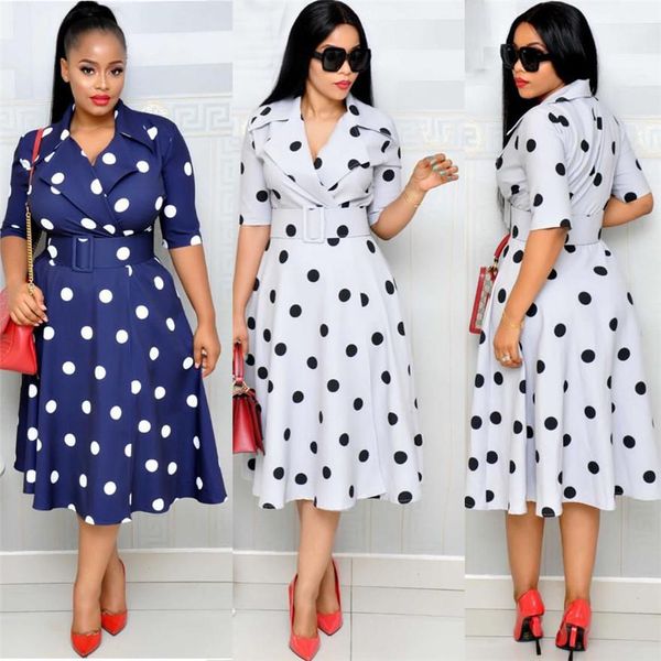 designer polka dot patchwork dress casual womens pullover clothing fashion womens dress, Black;gray
designer polka dot patchwork dress casual womens pullover clothing fashion womens dress, Black;gray