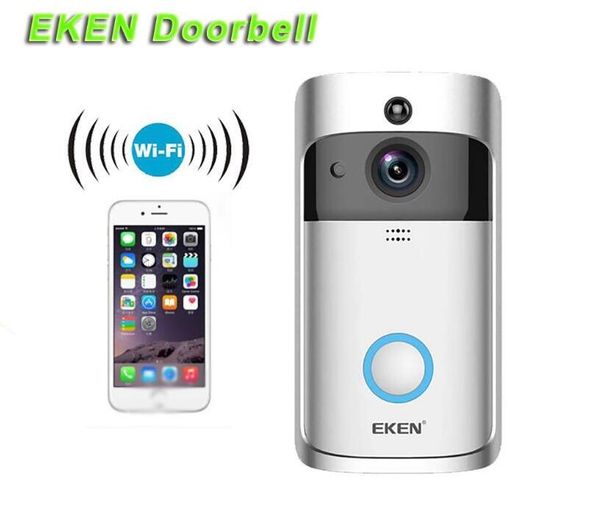 eken v5 smart wifi video doorbell camera visual intercom with chime night vision ip door bell wireless home security camera
eken v5 smart wifi video doorbell camera visual intercom with chime night vision ip door bell wireless home security camera