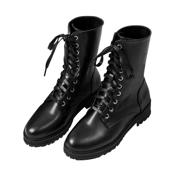 thick bottom new womens martin half ankle autumn winter boots motorcycle knight original packaging real leather low-shoes size 35-40, Black
thick bottom new womens martin half ankle autumn winter boots motorcycle knight original packaging real leather low-shoes size 35-40, Black