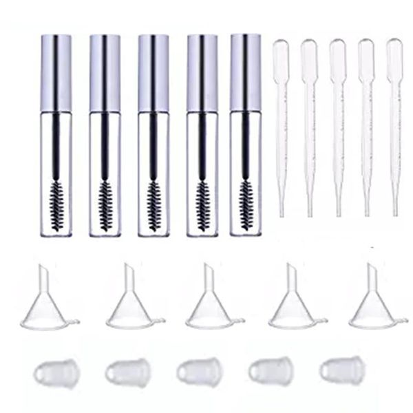 5pcs 12ml empty mascara tube with eyelash wand + 5pcs funnels and transfer pipettes set for castor oil diy mascara container set
5pcs 12ml empty mascara tube with eyelash wand + 5pcs funnels and transfer pipettes set for castor oil diy mascara container set
