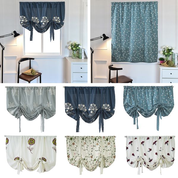 urijk short roman curtain balloon shade floral embroidery tie up curtains rod pocket for kitchen window valance blackout
urijk short roman curtain balloon shade floral embroidery tie up curtains rod pocket for kitchen window valance blackout