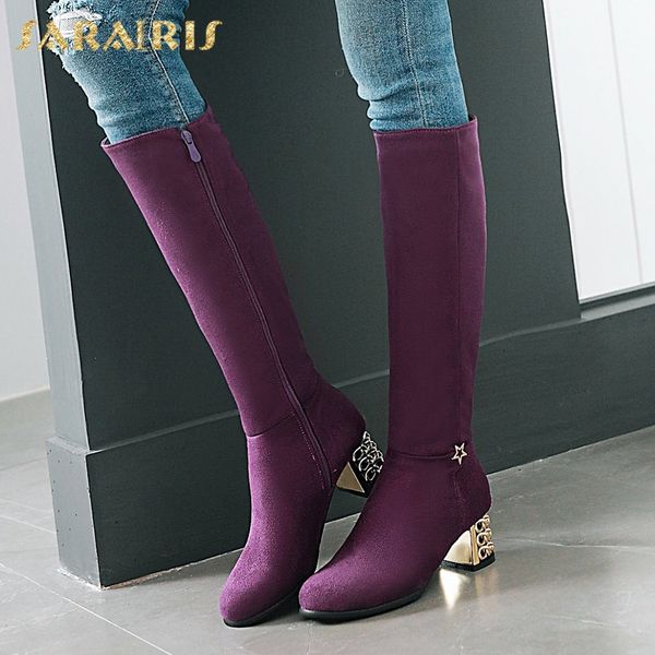 sarairis brand fashion big size 43 chunky heels concise shoes woman boots female zip up riding boots women shoes footwear, Black
sarairis brand fashion big size 43 chunky heels concise shoes woman boots female zip up riding boots women shoes footwear, Black