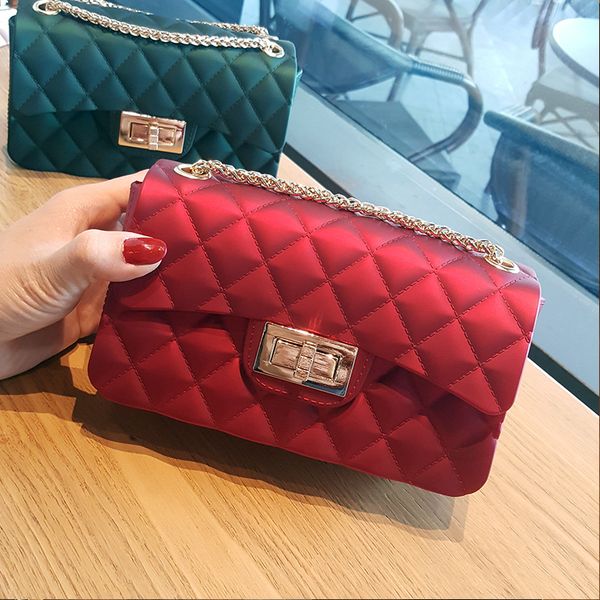 women's bag new korean matte frosted jelly bag, one shoulder, cross arm, lingge chain small bag, mini pvc women's bag
women's bag new korean matte frosted jelly bag, one shoulder, cross arm, lingge chain small bag, mini pvc women's bag