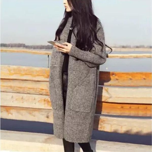 2019 new long cardigan women autumn winter sweater women solid ladies long sleeve knitted cardigans sweater gray camel color size s-xl, White;black
2019 new long cardigan women autumn winter sweater women solid ladies long sleeve knitted cardigans sweater gray camel color size s-xl, White;black