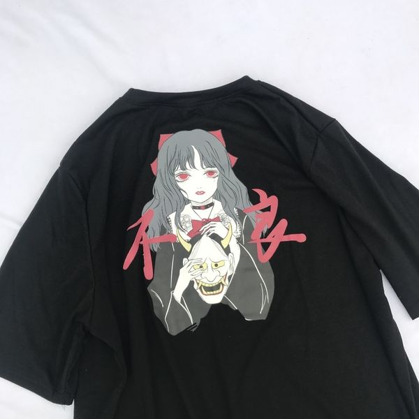womens designer t shirts womens designer clothes summer dark japanese gothic style casual graphic tee kawaii print women t shirts, White
womens designer t shirts womens designer clothes summer dark japanese gothic style casual graphic tee kawaii print women t shirts, White