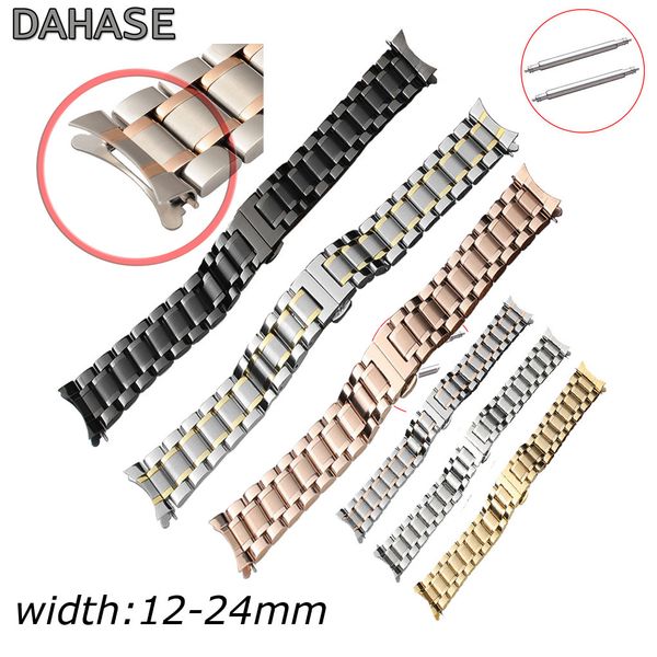 watch band strap 12 14 15 16 17 18 19 20 21 22mm 23mm 24mm stainless steel watch strap curved end butterfly buckle bracelet, Black;brown
watch band strap 12 14 15 16 17 18 19 20 21 22mm 23mm 24mm stainless steel watch strap curved end butterfly buckle bracelet, Black;brown