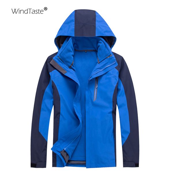 windtaste mens 2 pcs winter fleece hiking jacket thermal outdoor sport windbreakers skiing camping climbing warm male coat ka134, Blue;black
windtaste mens 2 pcs winter fleece hiking jacket thermal outdoor sport windbreakers skiing camping climbing warm male coat ka134, Blue;black