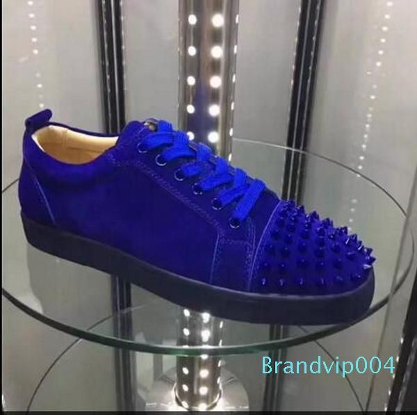 original box}2019 new men and women rivets studded spike toes red bottom shoes low sneakers,blue casual flat skateboard shoes, Black
original box}2019 new men and women rivets studded spike toes red bottom shoes low sneakers,blue casual flat skateboard shoes, Black