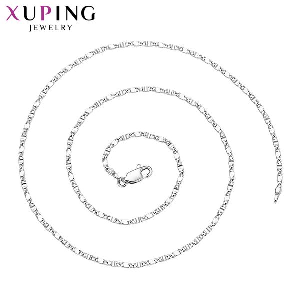 11.11 deals xuping fashion jewelry for women gifts rhodium color plated necklace with environmental copper s105.9-45436, Silver
11.11 deals xuping fashion jewelry for women gifts rhodium color plated necklace with environmental copper s105.9-45436, Silver