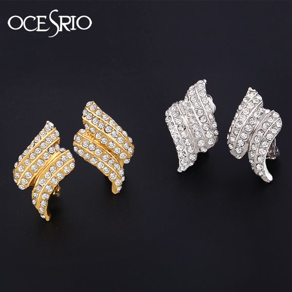 ocesrio women crystal clip earrings ear cuff for women no pierced cubic zirconia earring wedding brides fashion jewelry ers-q39, Silver
ocesrio women crystal clip earrings ear cuff for women no pierced cubic zirconia earring wedding brides fashion jewelry ers-q39, Silver