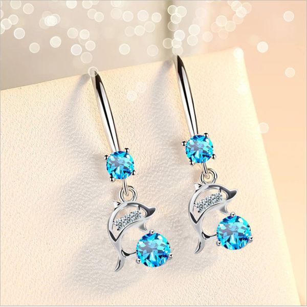 blaike 925 sterling silver filled dangle earrings for women blue/white/pink zircon cute dolphin earrings wedding jewelry gifts
blaike 925 sterling silver filled dangle earrings for women blue/white/pink zircon cute dolphin earrings wedding jewelry gifts