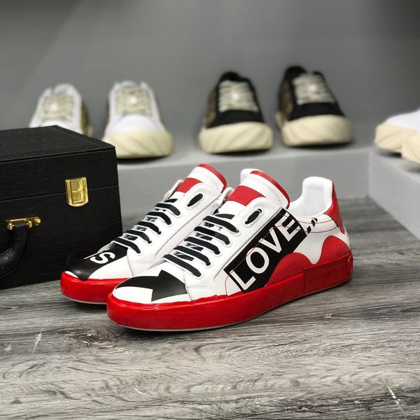 luxury designer men casual shoes genuine leather multicolor sneakers men trainers fashion casual shoes with box size 38 - 44, Black
luxury designer men casual shoes genuine leather multicolor sneakers men trainers fashion casual shoes with box size 38 - 44, Black