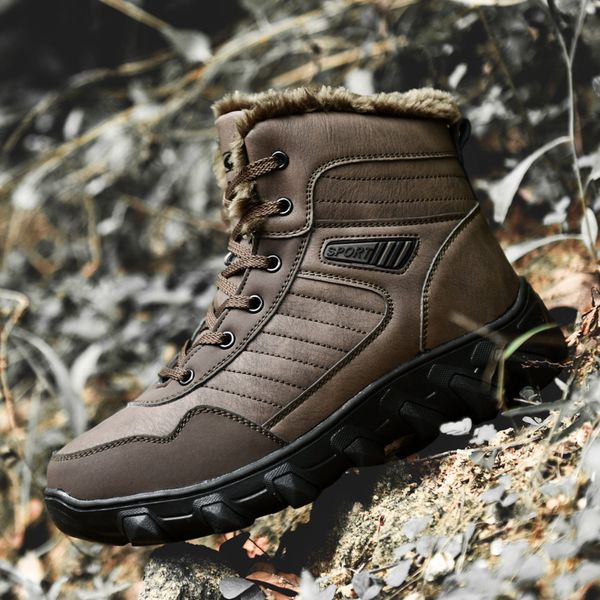 cimim brand winter luxury men's boots outdoor fashion comfortable leather boots new fur big size high casual snow, Black
cimim brand winter luxury men's boots outdoor fashion comfortable leather boots new fur big size high casual snow, Black
