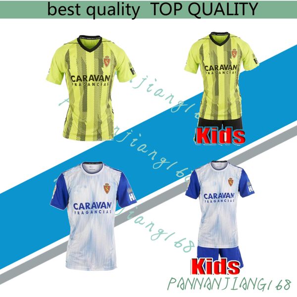 

2019 thailand quality 19 20 real zaragoza home away soccer jersey 2019 2020 zaragoza real saragossa borja iglesias pombo football shirts, Black;yellow