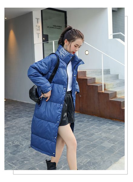 2019 winter new style korean-style down jacket women's mid-length thick over-the-knee down coat large size a version of popular, Blue;black
2019 winter new style korean-style down jacket women's mid-length thick over-the-knee down coat large size a version of popular, Blue;black